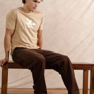 Corduroy Carpenter Loose Fit Trouser | Dark Brown